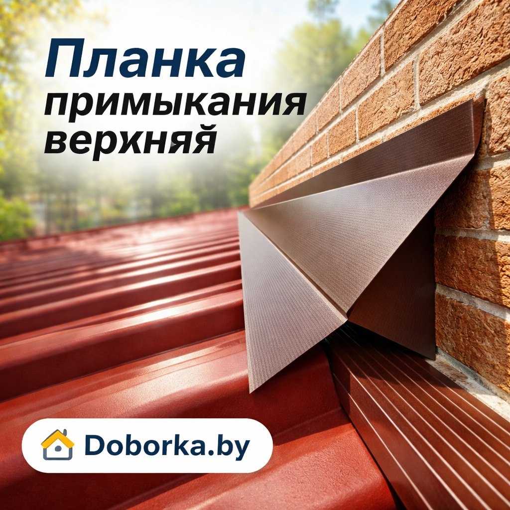 Верхняя планка примыкания для крыши (декоративная) | Длина до 3.6 м | Doborka.by