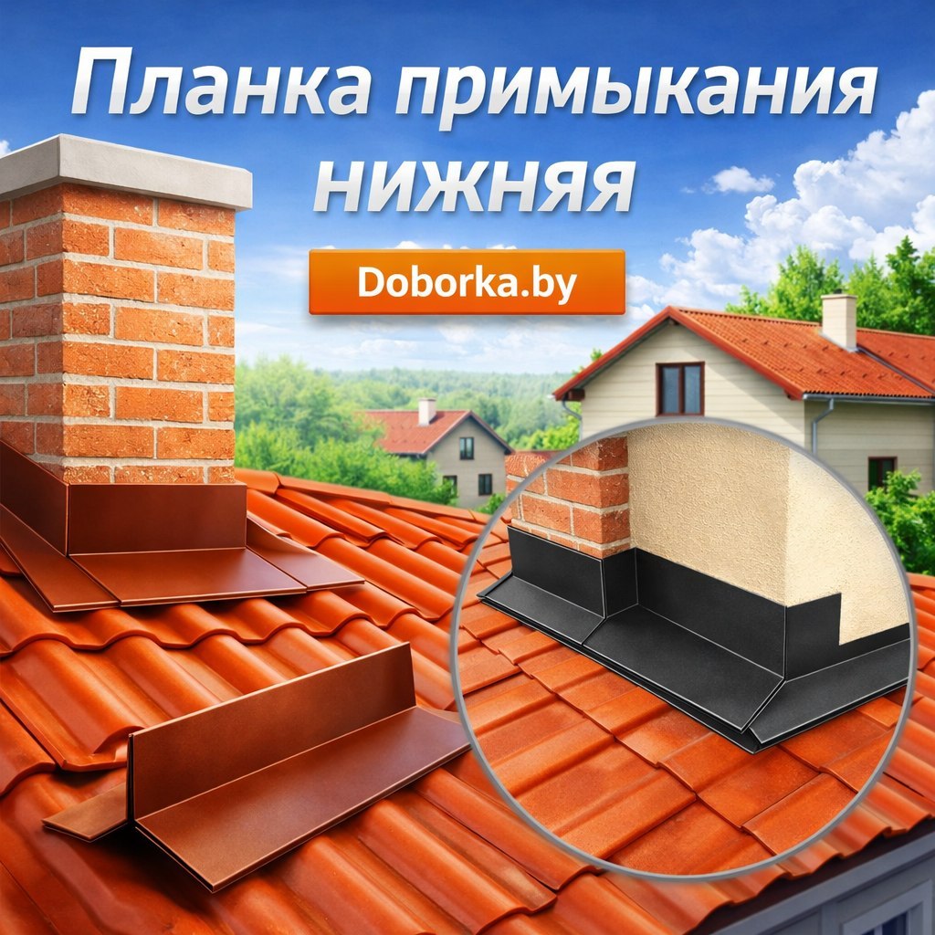 Нижняя планка примыкания: купить в Минске | Планка примыкания нижняя от производителя | Doborka.by