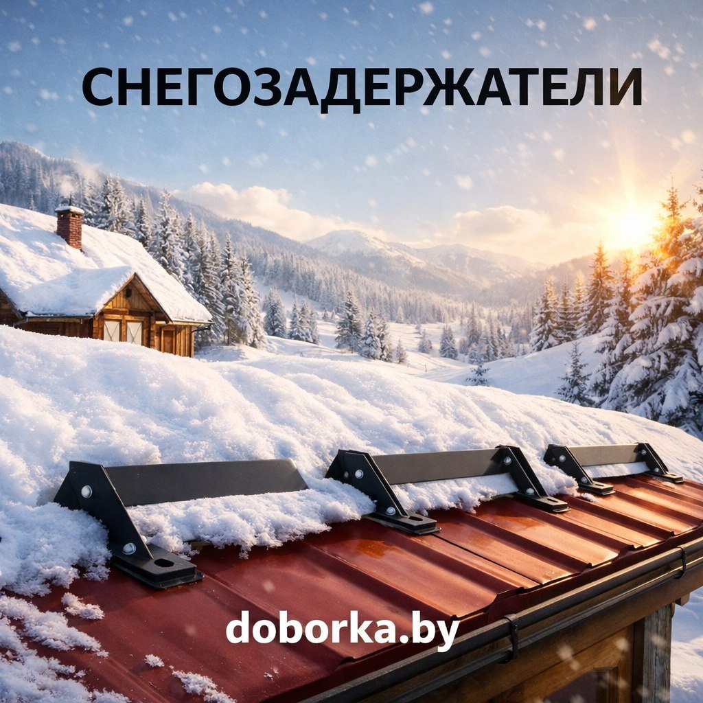 Снегозадержатели для крыши: купить в Минске | Трубчатые и снеговые барьеры | Doborka.by