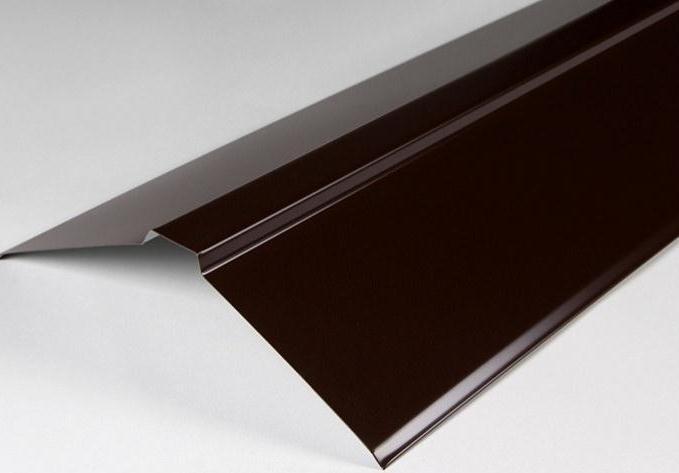 Конёк фигурный для кровли с заглушками | Длина до 3.6 м | Doborka.by